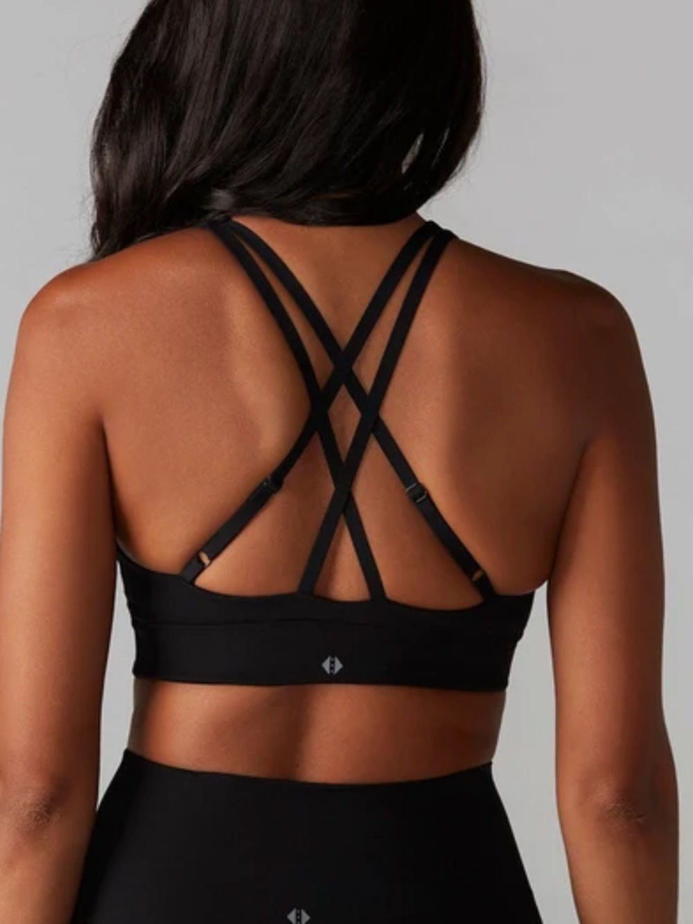 TAVI NWT Black Crisscross Support Sports Bra - Picture 2 of 5